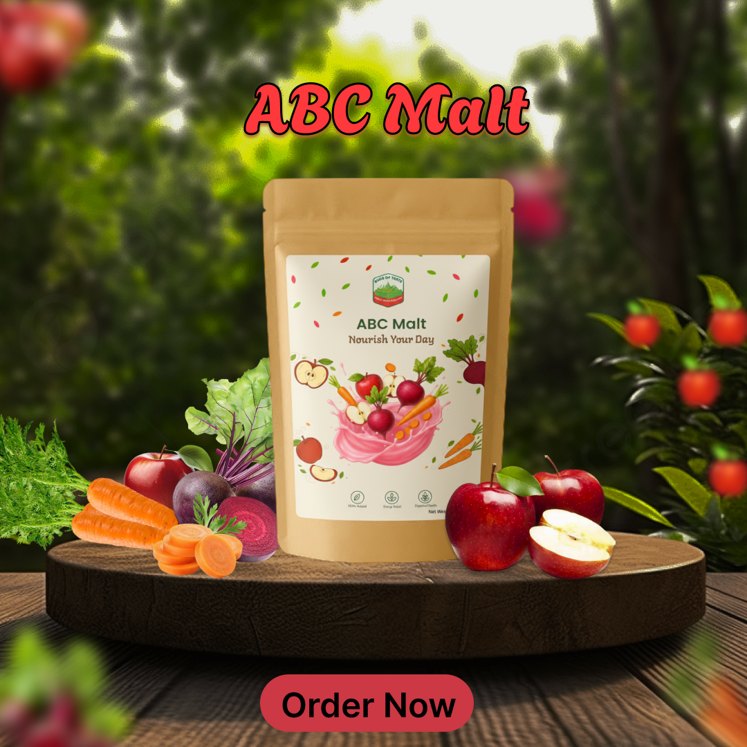 Buds of Taste ABC Malt | 100% Natural Apple Beetroot Carrot Malt | Energy & Immunity Booster | 200g