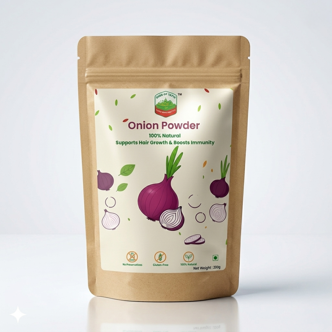Buds of Taste Onion Powder | Natural Immunity & Skin Health Superfood 200g