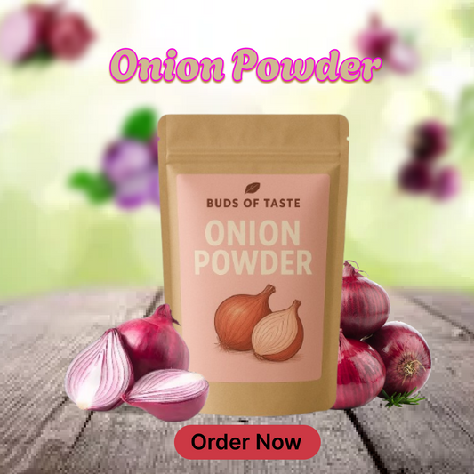 Buds of Taste Onion Powder | Natural Immunity & Skin Health Superfood 200g